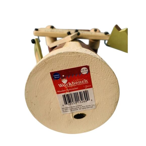 Vintage 15” Workbench Folk Art ‘The Children Were Nested’ Wooden Nutcracker 2003 - Picture 3 of 10